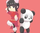 動きのある2〜3等身ミニキャラ描きます 自分だけのオリジナルイラストを イメージ3