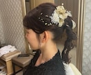 ブライダルアクセサリーやヘッドドレス制作します ドレスに合わせた透明感のある髪飾りやピアスのオーダー制作 イメージ3