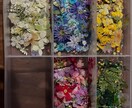 本物の押花使用！手形足形をフラワーアートで作ります 形どりは不要！写真されあればok✦ฺ イメージ5