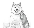 うちの子（ペット）が塗り絵に！写真を塗り絵にします あなたの大切な子を塗り絵にします！ イメージ1
