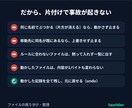ファイルを失わずに振り分け・整理します 上書きせず・失わず・いつでも元に戻せる形で整理します イメージ3