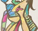 個性的な墨アート描きます 似顔絵、挿し絵、アイコン、風景など イメージ1