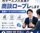 元キーエンス・外資IT営業経験が商談ロープレします 営業シナリオ・トーク設計をプロ目線でアドバイスいたします イメージ1