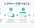 非エンジニア向け・AI駆動開発の方法を教えます コード知識ゼロでWebサービスを公開する体験ができます イメージ2