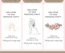 結婚式のお車代・お礼封筒つくります 挙式日&名入れ無料｜可愛いデザインで特別なおもてなし イメージ9