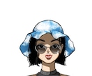 おしゃれで個性的⭐︎SNSアイコン・似顔絵描きます SNS映え◎アイコン・ヘッダーにぴったりの女の子イラスト！！ イメージ3
