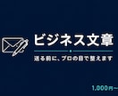 ビジネス向け文章、メールの作成・添削します ビジネス文章の不安、一緒に解消します イメージ1