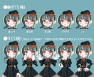 表情差分36種！！ デフォルメ立ち絵を作成します サムネ、ショート動画、解説動画、TRPGの探索者にオススメ イメージ4
