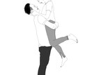写真を元にリアルでシンプルな人物画を描きます 手などパーツも描きます♪待受、壁紙、プロフィール・プレゼント イメージ10