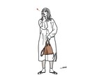 アンニュイなお洒落なアイコン描きます SNSのアイコン、お友だちへのギフトにどうぞ♡ イメージ3