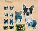 オーダーメイド！世界に一つのペットシール作ります 【送料無料】ハンドメイド♡ラミネート加工で表面ツヤツヤ♩ イメージ1