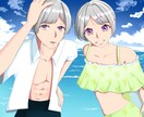 商用可◎可愛い系のイラスト等、高品質の絵を描きます 著作権譲渡可能、グッズにもご利用可能です！(別途オプション) イメージ2