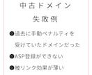 あなたにピッタリの中古ドメインを3つ選定します プロが選定のお手伝い♪選定の解説付き！次回以降は自分でできる イメージ4