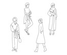 汎用性の高い人物イラスト描きます 法人・企業様が伝えたい事をデザインするように努めています イメージ8