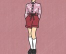 温かポップな全身アイコンをお描きします 全身は1〜5名様までお受けしています♡ イメージ3