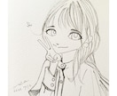写真からゆるふわな似顔ドローイングをお描きします ご自宅に、贈り物に。繊細な線で描く、あなただけの原画 イメージ4