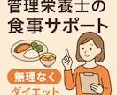 あなたのダイエット☆管理栄養士がサポートします 【3日間お試し】食事アドバイスで無理なくダイエット イメージ1