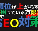 WEBサイトのseo対策・診断致します いろいろ試したけど順位が上がらず困っている方向けです イメージ1