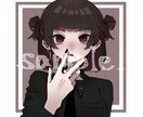 SNS用アイコン描きます シンプルだけど映えるあなただけのイラストを提供いたします イメージ1