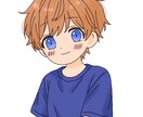 写真不要！特徴をお聞きしてミニキャラを描きます お写真なしOK！髪型や服装の特徴から可愛いアイコン描きます イメージ3
