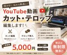 動画のカット作業、テロップ入れます 修正無制限！一律料金で用途は問いません。 イメージ1