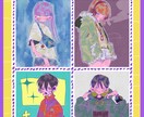 ゆるくてポップ！なかわいいイラストお描きします アイコン、サムネ、グッズ 等 ゆるかわいいならお任せください イメージ5
