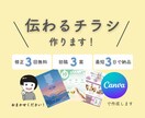 分かりやすく伝わるチラシを作ります 元広報担当者があなたの宣伝をサポート！ イメージ1