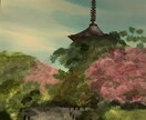 和紙ちぎり絵を創作します 和紙ちぎり絵で描く日本の四季を イメージ4