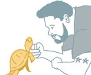 あなたのペットや大切な人の写真をイラストにします 2枚2000円で写真をゆるっとイラストにしてみませんか？ イメージ3