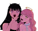 SNS用の女の子のアイコン描きます おしゃれで人の目を引くアイコンはいかがですか？ イメージ1