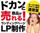 ドカンと売れる！ランディングページを制作します 集客＆販売に特化したオリジナルのLPを制作します イメージ1