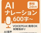 AIナレーション商用利用できます 動画/教材にすぐ使える。商用OKのAIボイス。 イメージ1