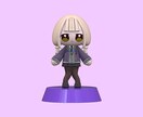 オリジナルキャラを3Dモデリングします 探索者や代理キャラなどのかわいい3D画像が欲しい方へ イメージ4