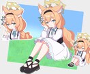 可愛い女の子キャラクター可愛く描きます あなたの気に入る１枚を制作します！ イメージ6