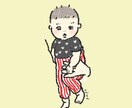 フルカラー◎お子さまイラスト描きます 贈り物やSNSに！お子さまの個性を特別なイラストに残します イメージ2