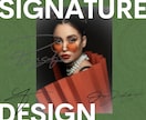 スタイリッシュなオリジナルサインをデザインします デザイン性と実用性を両立！サインからプロフェッショナルに！ イメージ1