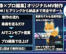 ボカロ・歌ってみたのMV制作します ボカロ・歌ってみた対応｜ＡＩ映像×プロ編集 イメージ2