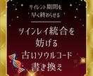 ツインレイ統合を妨げる古いソウルコード書き換えます ツインレイサイレント期間を早く終わらせる♡統合セッション イメージ1