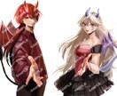 商用可！高級感のある厚塗りイラスト描きます 雰囲気重視で参考画像のような厚塗りのイラストを制作いたします イメージ1