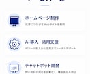 AI活用で集客につながるホームページ制作をします 「AI活用と高品質デザインで集客と効率化を支援」 イメージ3