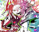 極彩色×躍動感｜和風中華アジアンダーク描きます 視線を奪う極彩色×躍動感あふれる一枚絵を制作します イメージ1