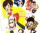 アイコン・ヘッダー・イラスト制作します 可愛いミニキャラ、お描きします！ イメージ1