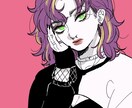 挿絵やアイコン、動画サムネ等色々描きます 漫画調やフルカラーまで対応！バストアップ〜全身まで！ イメージ2