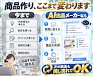 ココナラ商品を量産できるAI出品メーカーを渡します 質問に答えるだけ。タイトル・本文・価格までまとめて作れます イメージ6