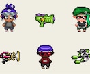 スプラトゥーンのイカしたドット絵アイコン描きます SNSアイコンやチームメンバーへのプレゼントに！ イメージ2