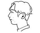 シンプルな横顔似顔絵描を描きます SNSなどでの使用可能！※詳しい利用法は以下をご覧ください イメージ3