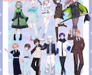 Live2D用パーツ分けイラスト作成します 【新規オープン限定価格】企業様との実績有◎ イメージ7