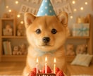 かわいいペットの歌うバースデー動画を作ります 犬や猫の可愛い誕生日グリーティング動画。 イメージ5