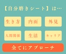 憧れの人から✾自分磨きシート✾つくります 憧れに近づく私だけの成長地図✾シート作成✾60分セッション イメージ3