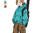 あなたの似顔絵やサムネ描きます 自分を可愛いアニメキャラにしてみませんか？ イメージ1